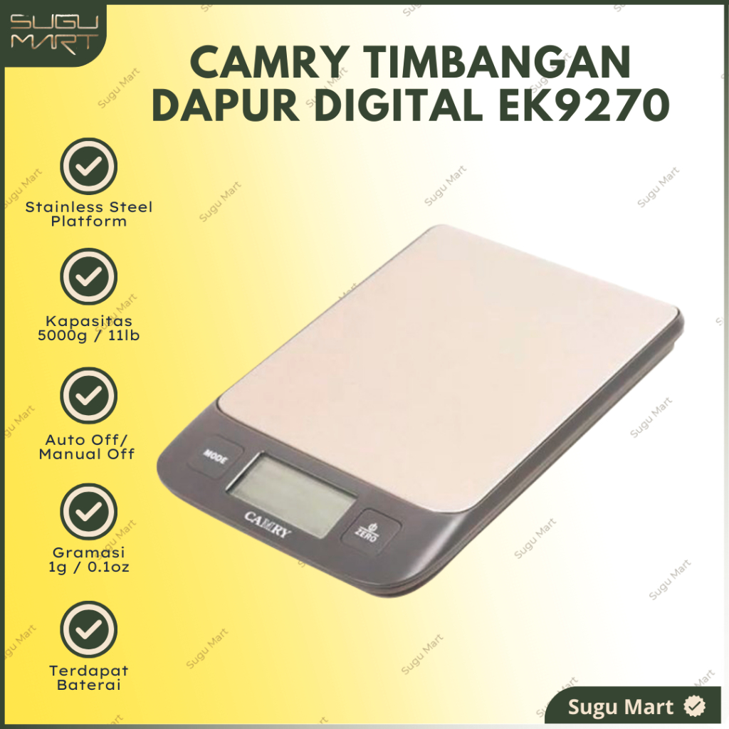 Timbangan Digital Kue Camry EK9270 | Timbangan Digital Camry EK9270 | Timbangan Camry Kue