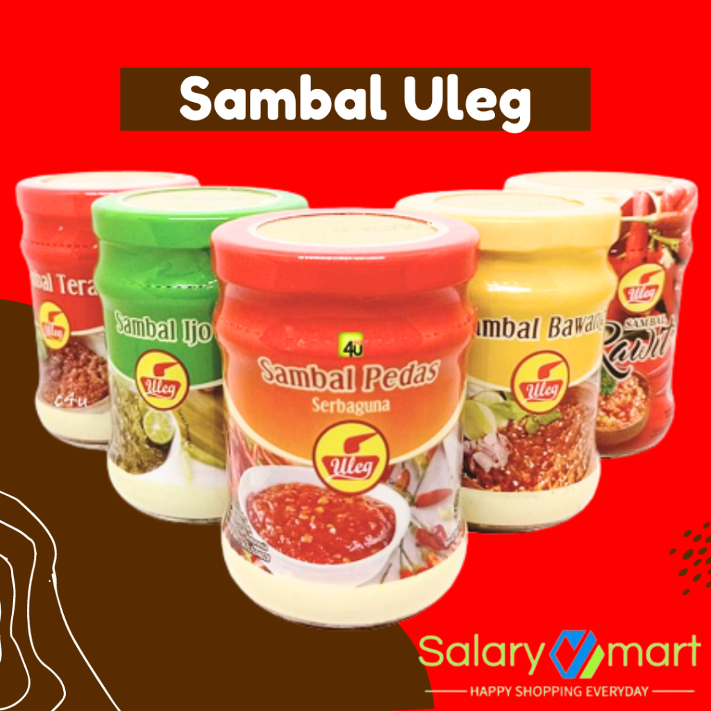 

Finna Sambal Uleg Sambel Ulek 190 gr All Varian (Jar)