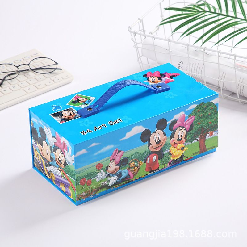 

[JUALSEMUA18]Crayon Model Kotak Persegi ISI set 54 pcs 4 in1 pensil cat warna/ alat seni/ pensil cat menggambar melukis