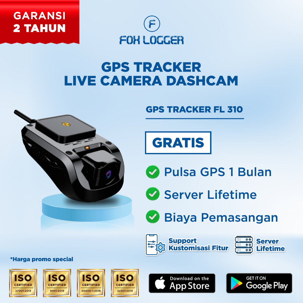 Fox Logger 310 Gps Tracker Dashcam 4g Mobil