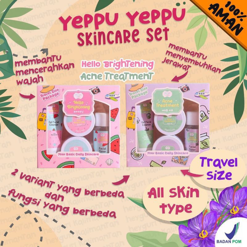 SKINCARE SET YEPU YEPU BY KIYOWO