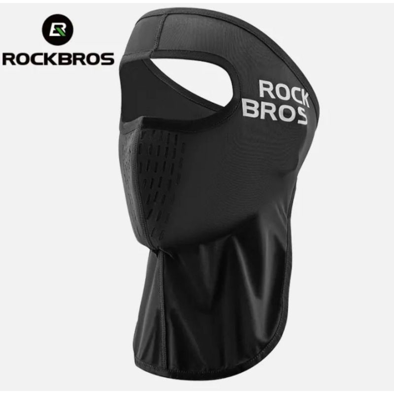 Rockbros MZ014 Balaclava Masker Face Mask Pelindung Wajah Summer Sun Protection Cycling Mask Ice Sil