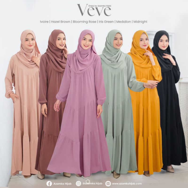 GAMIS DRESS VEVE BY AZAMKA DRESS ONLY