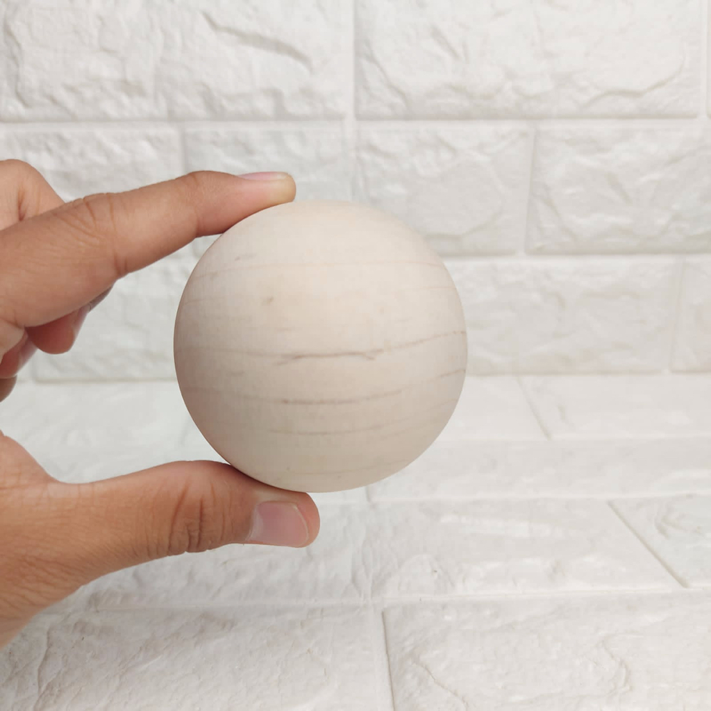 Bola Kayu Diameter 7cm