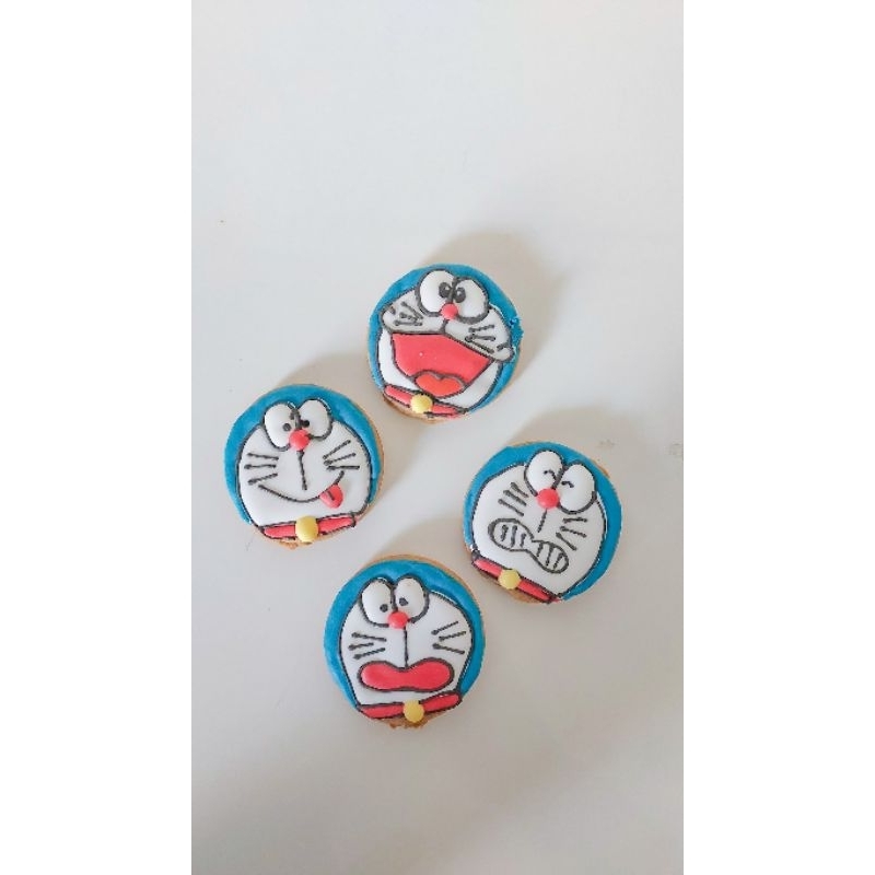 

cookies kukis kue karakter custom doraemon