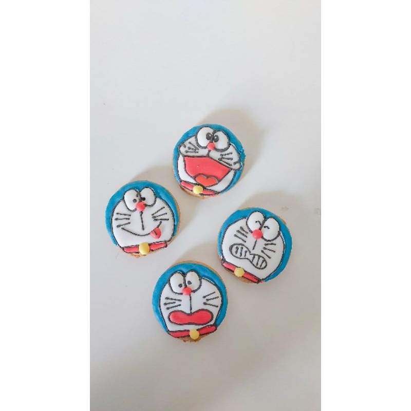 cookies kukis kue karakter custom doraemon