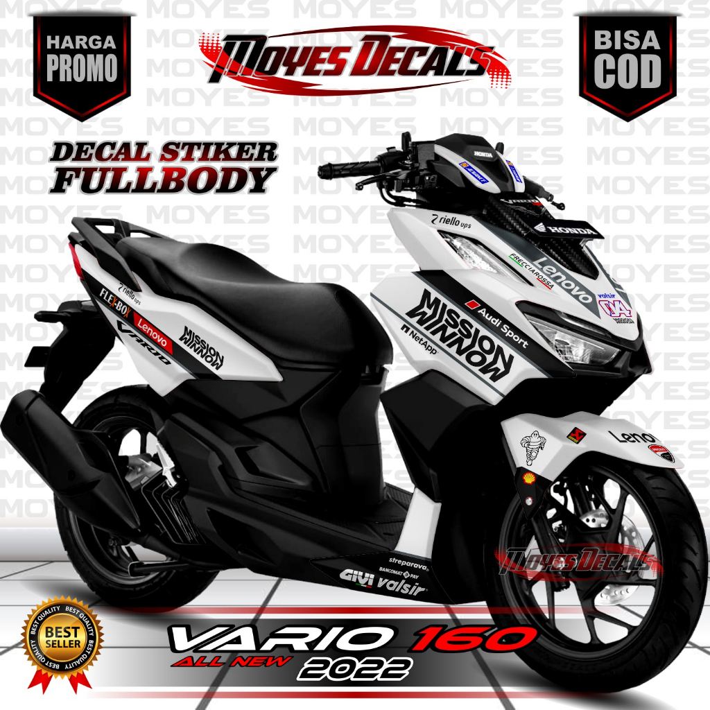 Decal Vario 160 Full Body - Stiker Vario 160 Full Body - Dekal Vario 160 Full Body - Striping Vario 