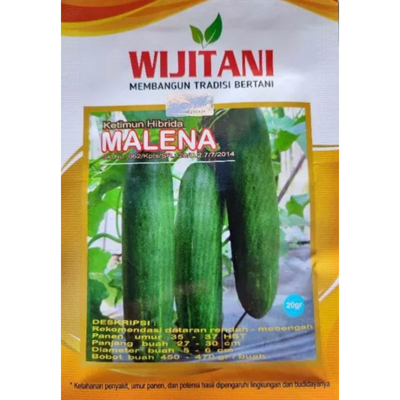 Benih Ketimun Hinrida MALENA 20Gr Wiji tani