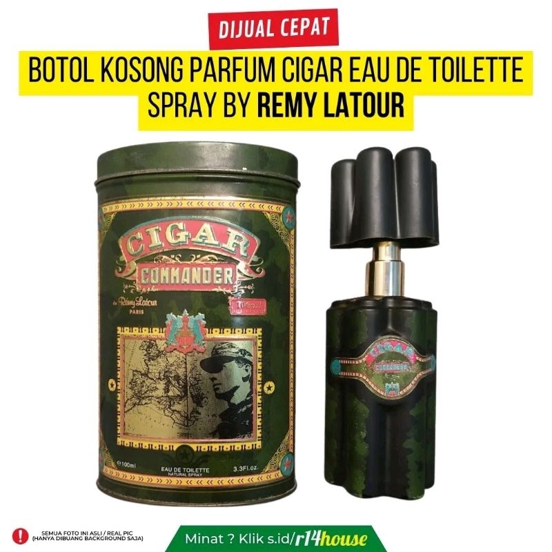 BOTOL KOSONG PARFUM CIGAR EAU DE TOILETTE SPRAY BY REMY LATOUR
