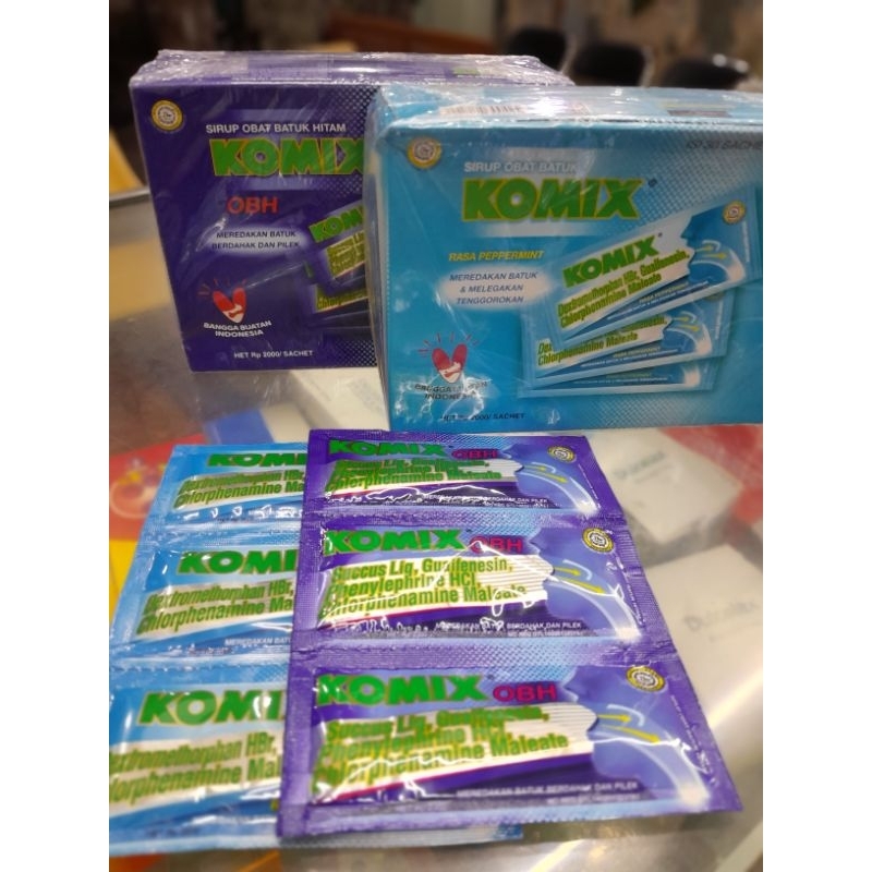 

KOMIX SACHET PER 6SACHET (OBAT BATUK SACHET)