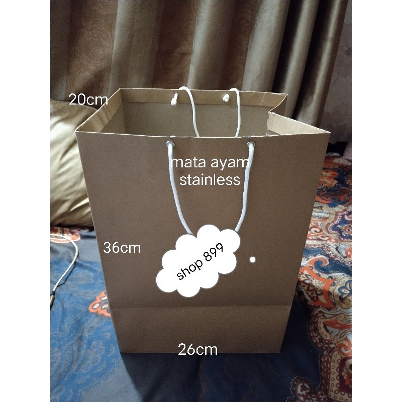 

promo paperbag premium P x L x T 26 x 20 x 36