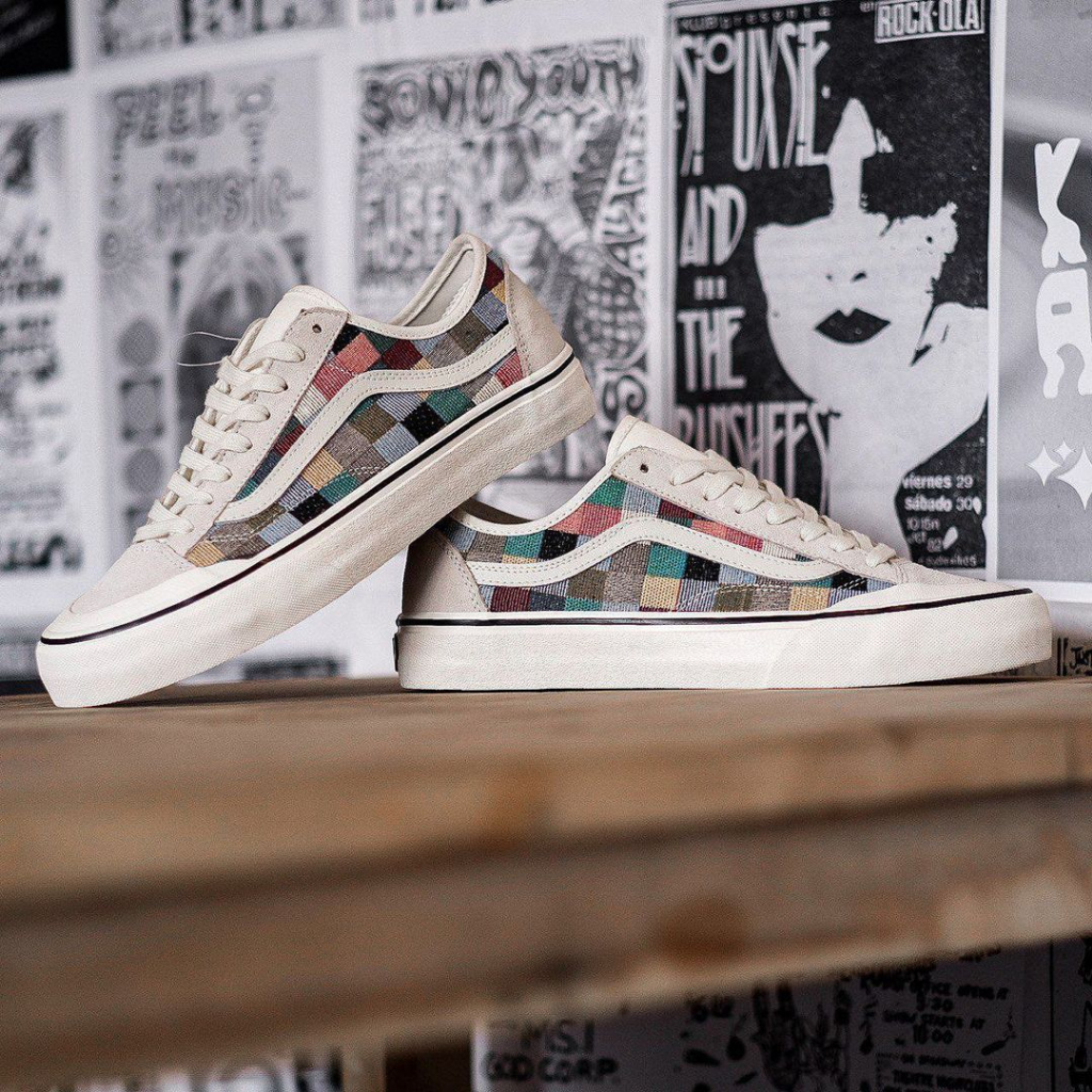 V4NS STYLE 36 DECON SF WOVEN CHECKERBOARD “MULTICOLOUR” ORIGINAL 100%