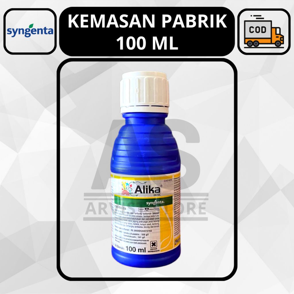 Insektisida ALIKA 247 ZC 100ml Kemasan Pabrik Syngenta Original Bahan Aktif Lamda Sihalotrin dan Tia