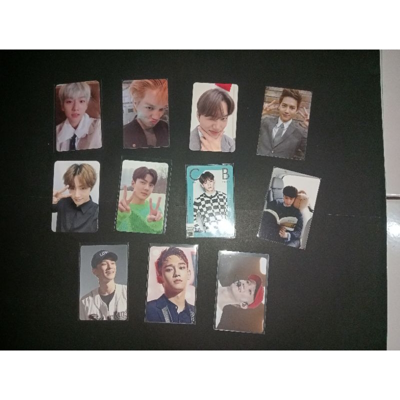 photocard Exo PC Baekhyun kai Suho lay Sehun chen