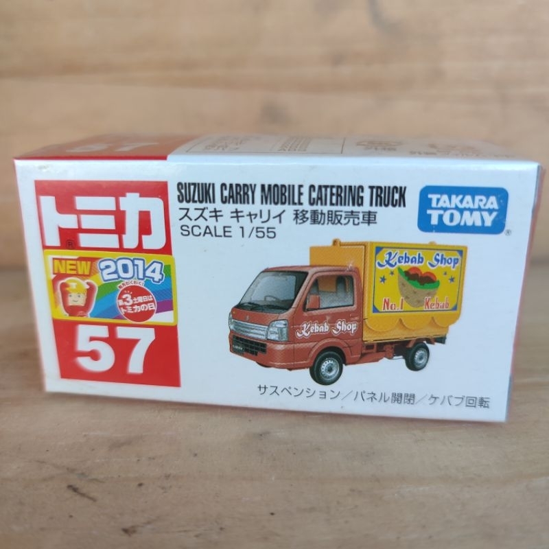 tomica tomy takara suzuki carry mobile catering truck kebab