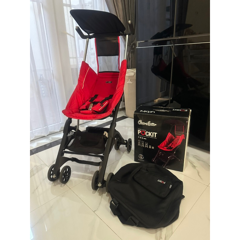 Stroller Chocolate Pockit Recline D340