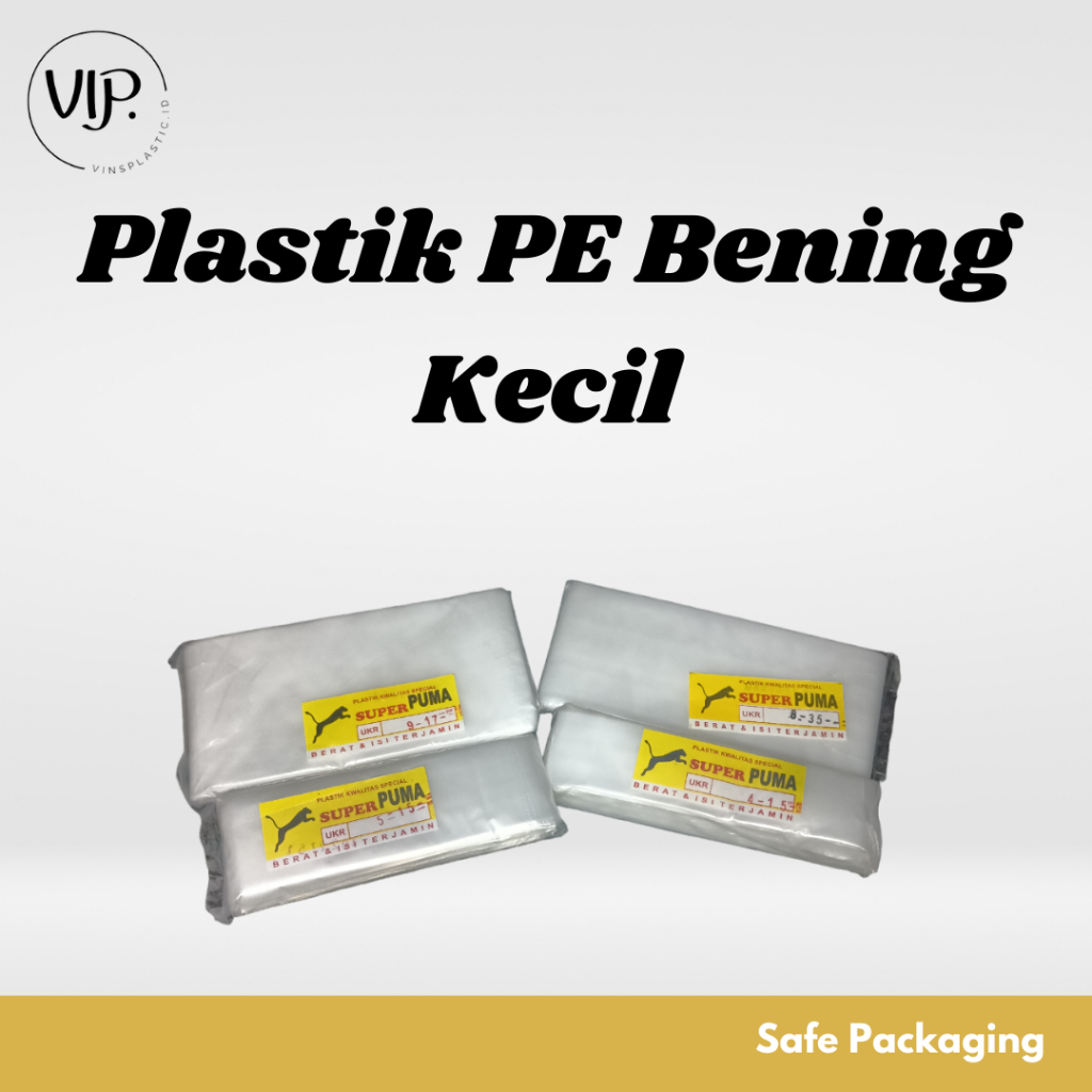 Plastik PE Bening Kecil | Plastik Es lilin | Plastik PE Puma | Plastik PE | Kanton Plastik PE Bening