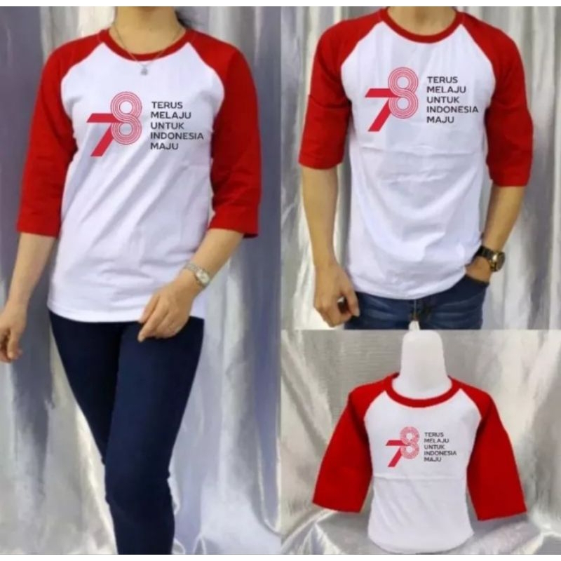 tshirt kaos hut ri ke 78thn