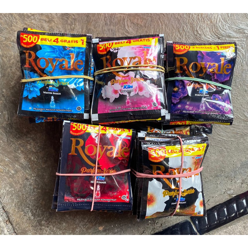 

royale pelembut pakaian isi 14pc