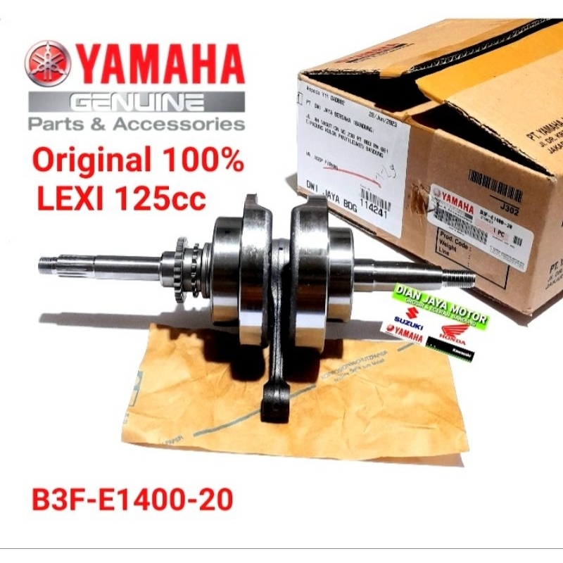 Krek kruk as Kreg As B3F Yamaha LEXI 125 cc Original Yamaha Genuine Parts B3F-E1400-20 Asli 100%