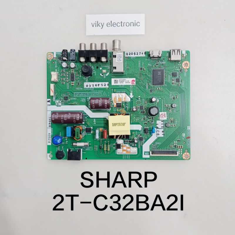 mainboard mb tv SHARP 2T-C32BA2I mobo modul tv led SHARP 2T-C32BA2I
