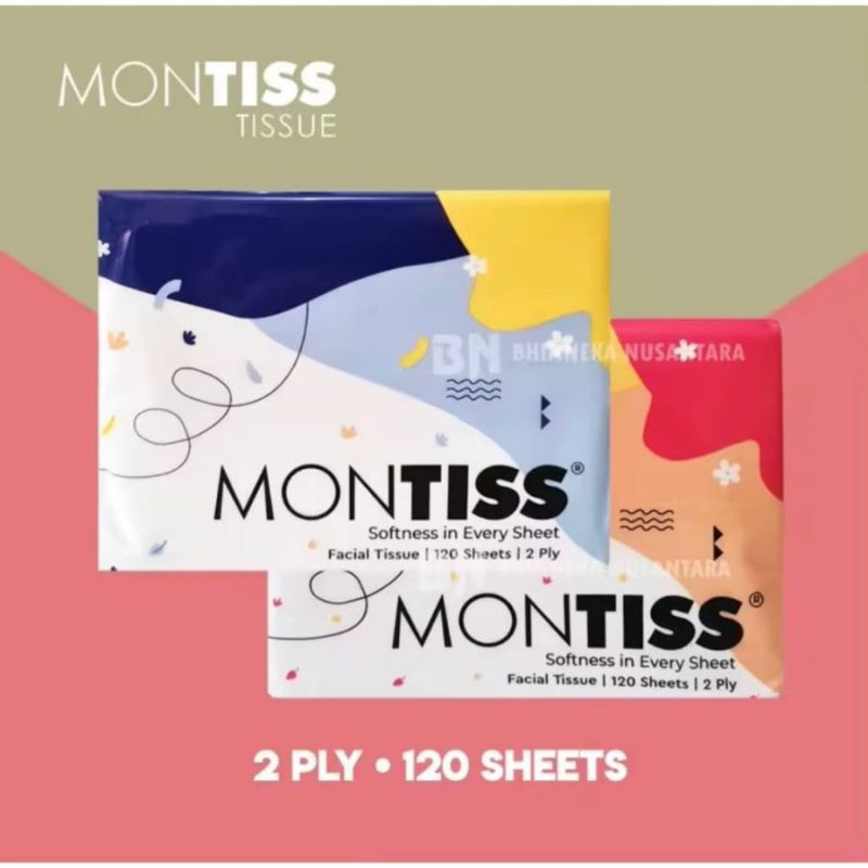Tissue Montiss 120 lembar 2ply