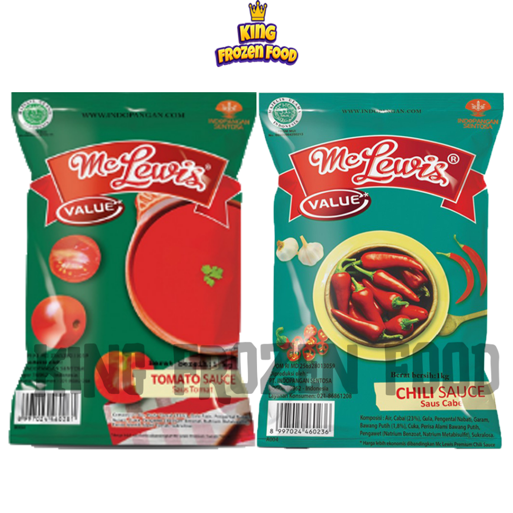 

Mc Lewis Sauce Chili/Tomato Isi 1KG
