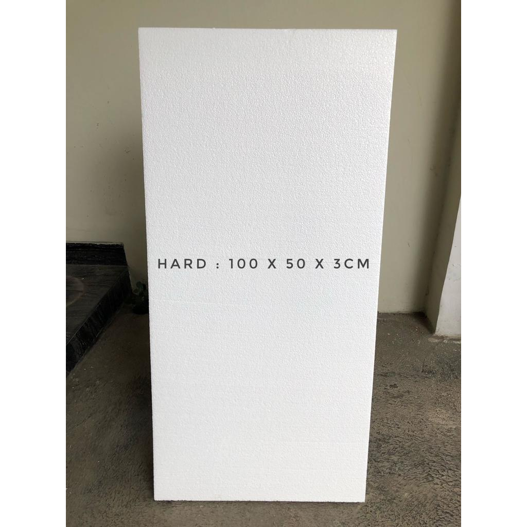 Styrofoam Lembaran 100 X 50 X 3Cm - Styrofoam Dekorasi - Sterofoam Lembaran - Lembaran Dekorasi