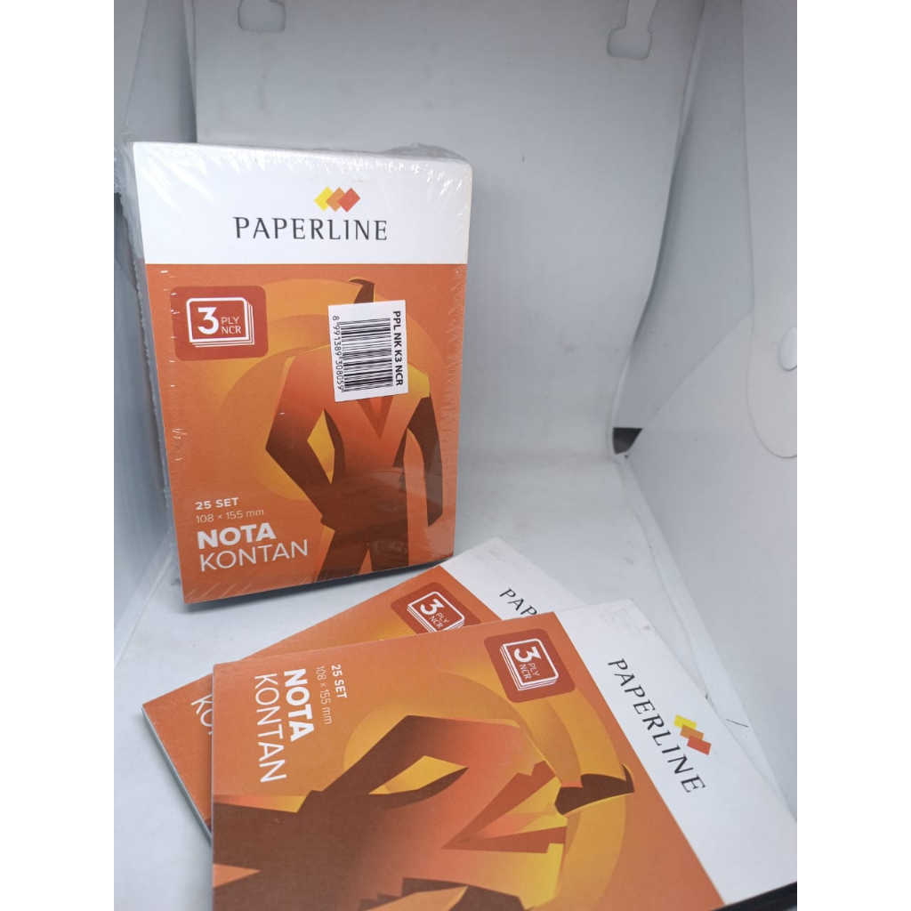 

BUKU NOTA KONTAN TANGGUNG MEREK PAPERLINE 3 LAPIS PLY 3 WARNA 50 LEMBAR 25 SET 1 PAK ISI 10 BUKU NOTA KONTAN