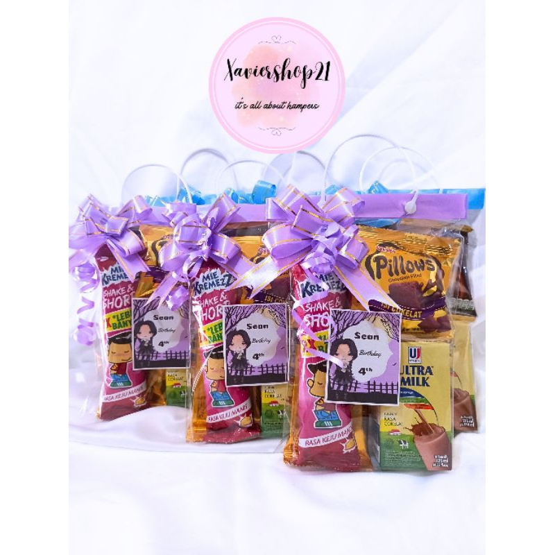 

READY Paket Snack Cantik Free Sticker Custom