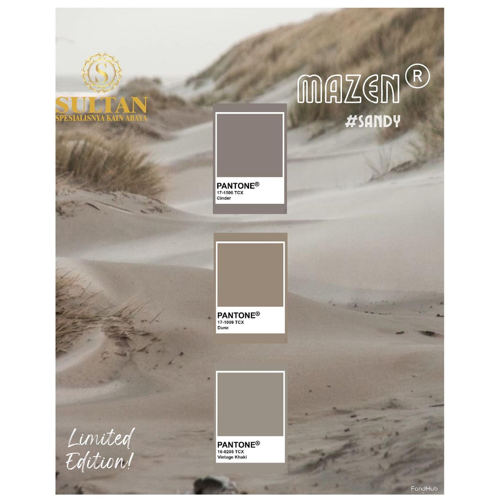 Kain Abaya Sultan Mazen Anti Uv UPF 25 Limited Edition SANDY