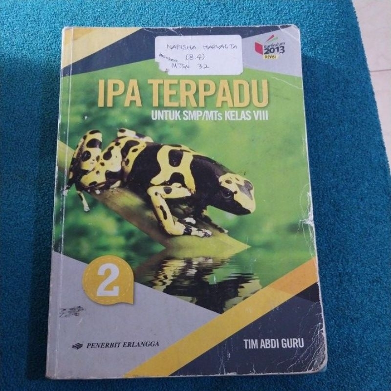 Buku IPA TERPADU kelas 8 Erlangga