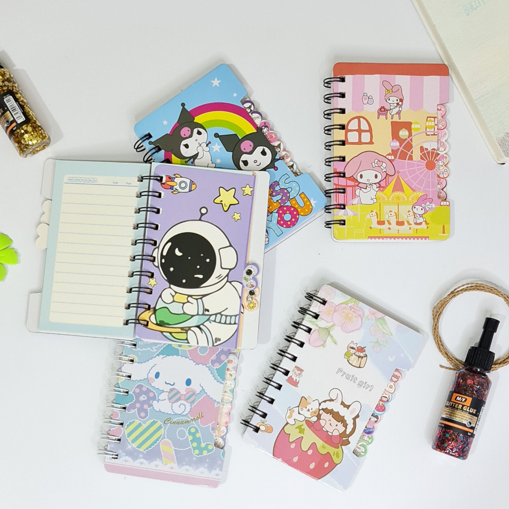 

MJ Buku Notes Spiral +Index 80K/Notebook / Notebook Spiral/Buku Catatan