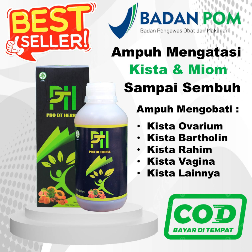 Obat Kista Ovarium Paling Ampuh Tanpa Operasi - Herbal Kista Bartholin - Obat Kista Ovarium - PRO DT