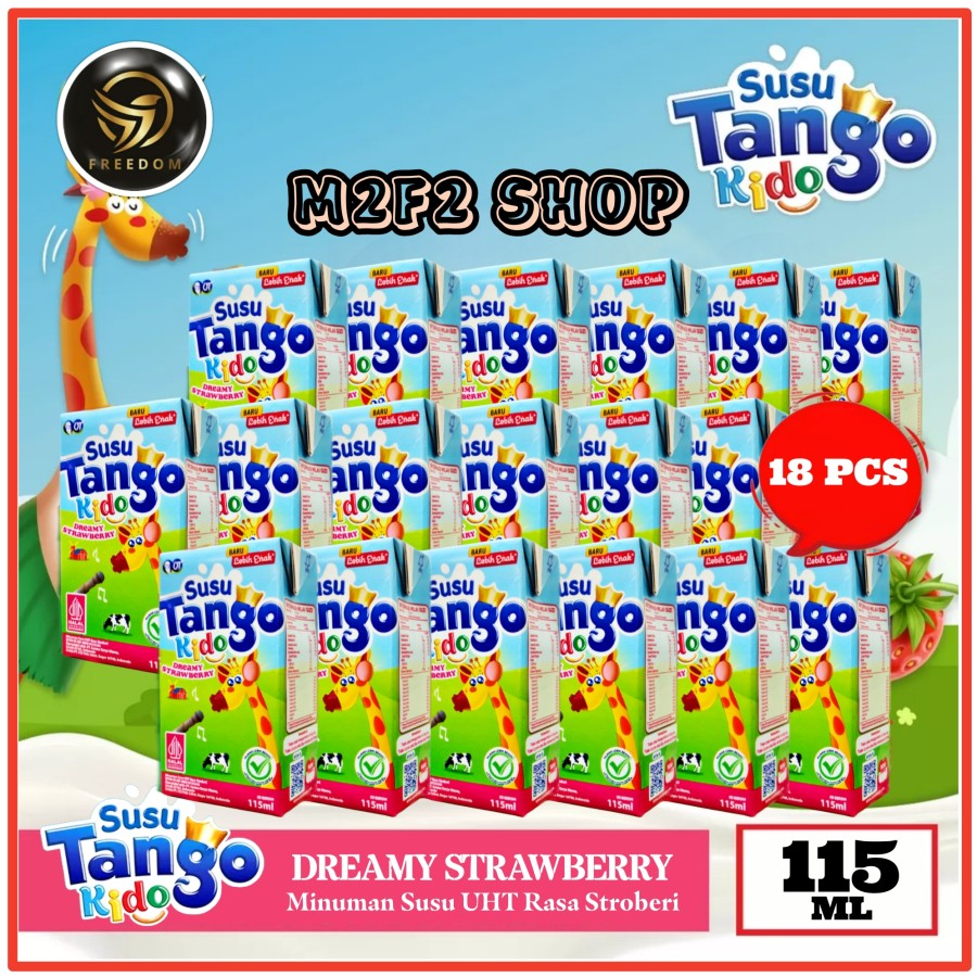 

Susu Kids Tango Kido Dreamy Strawberry | Stroberi Kotak UHT - 115 ml (Kemasan 18 Pcs)