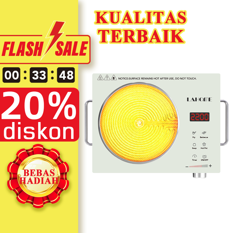 LAHOME Inframerah Induksi Kompor 100W-1300W Listrik Portable Hemat Listrik Alat Masak Untuk Stove In