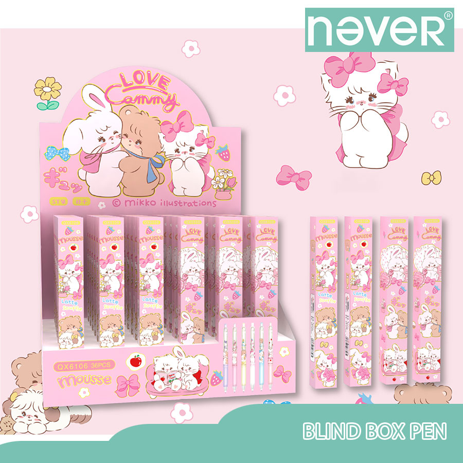 

Never Official- 1 Pcs Blind box pen sanrio pikachu cute/ Pulpen surprise misteri RANDOM