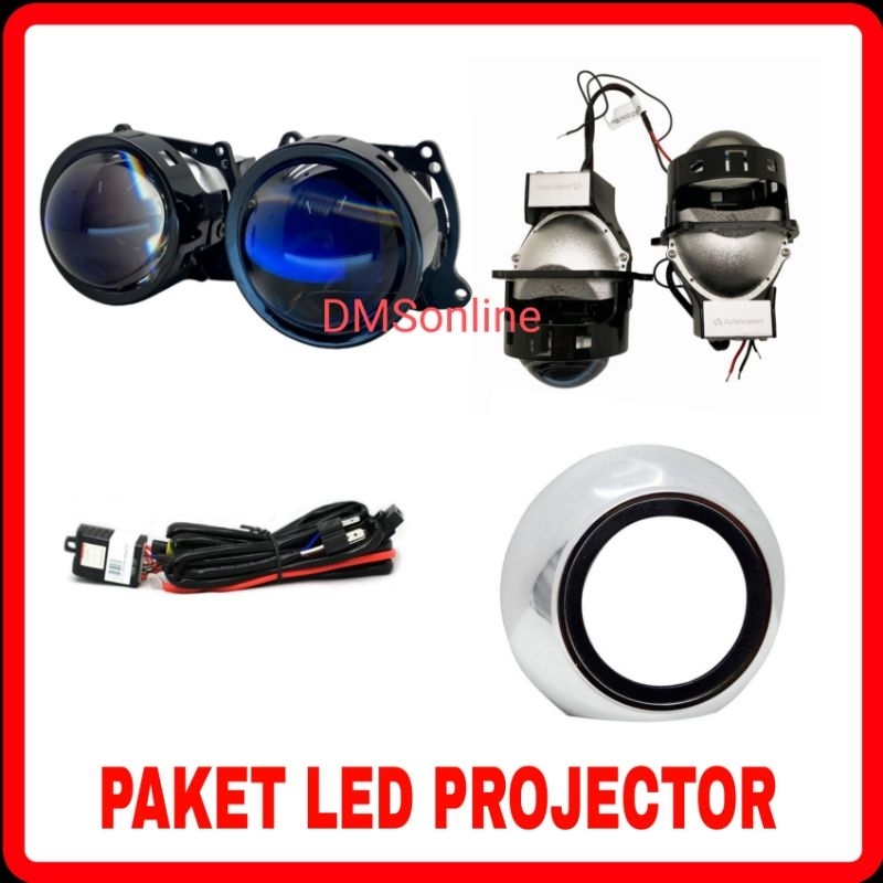 Led Paket Projector Dakar Carbon 120W Autovision