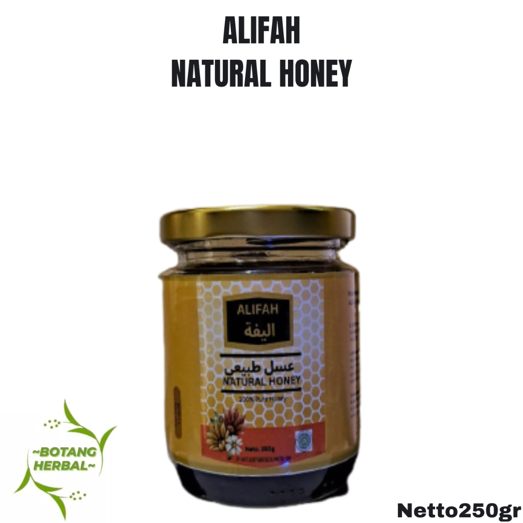 

ALIFAH NATURAL HONEY 250 GR/MADU ASLI/MADU MURNI PURE HONEY 100% ORIGINAL