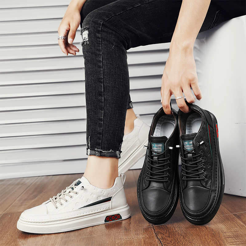 Favorit Leedoo Sepatu Kulit Pria Sneakers Pria Casual Sepatu Kerja Kuliah Fashion Kekinian Sepatu