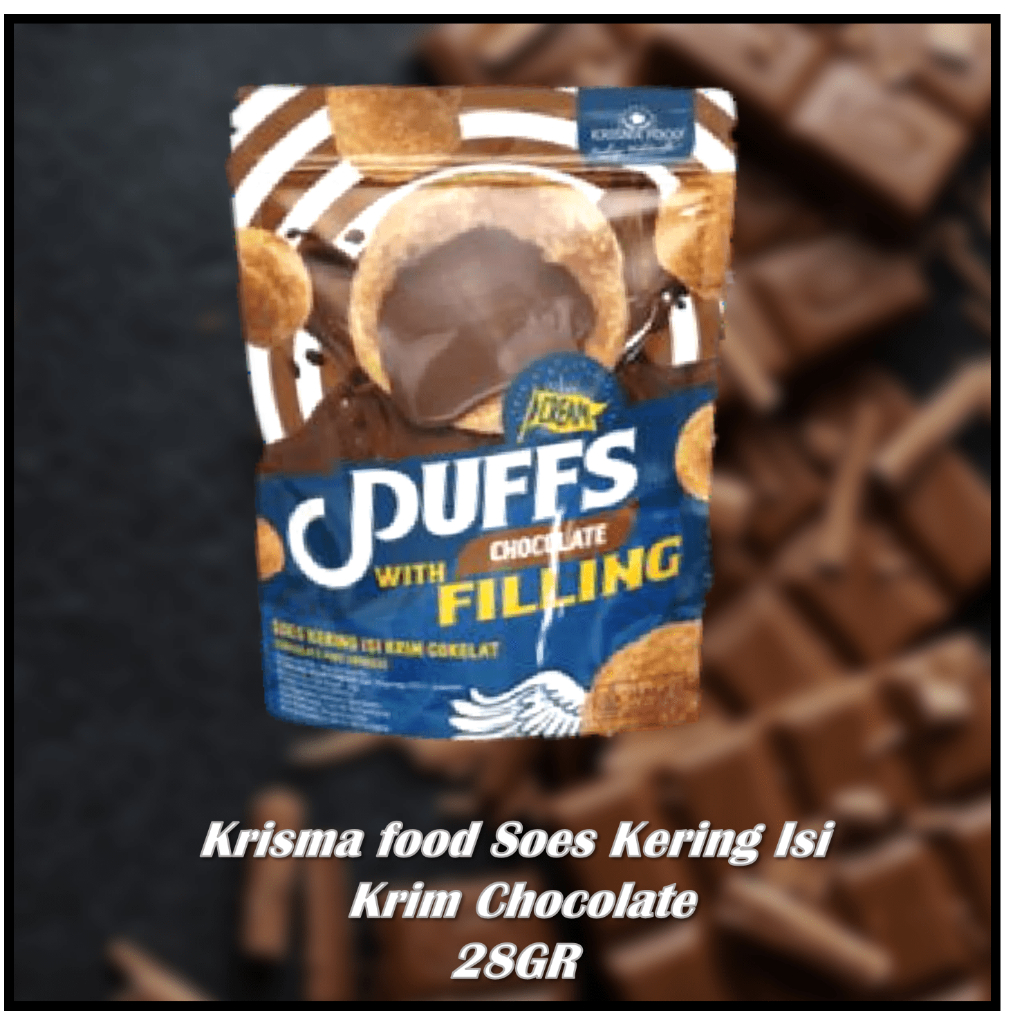 

Krisma food soes kering isi krim chocoate 28GR