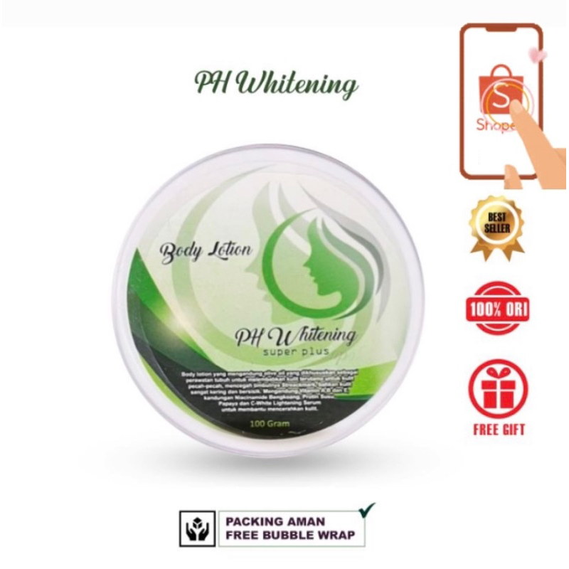 PH Whitening+++ Super Cepat Mencerahkan ✅COD ✅Original 100%