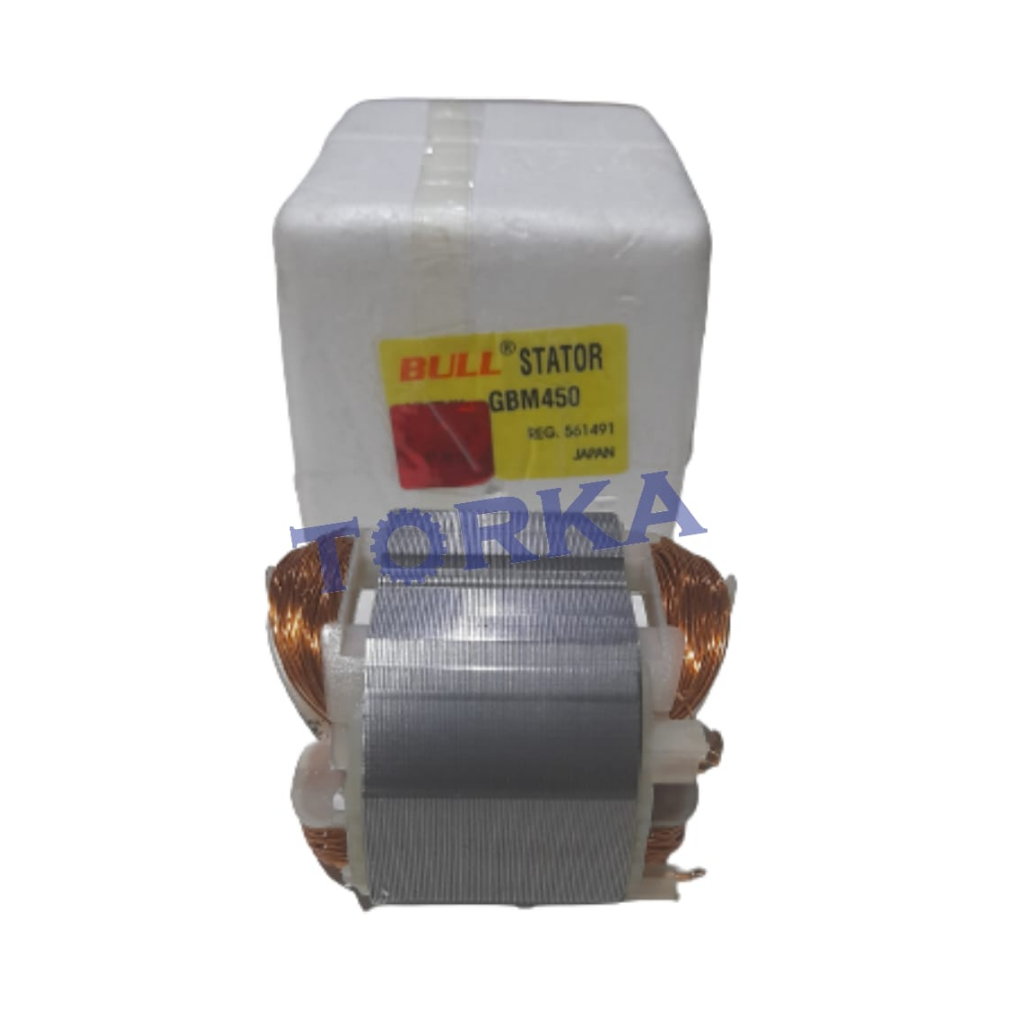 Stator Bor 13mm merek Bull untuk Bor Bosch GSB 13 RE atau GBM 450