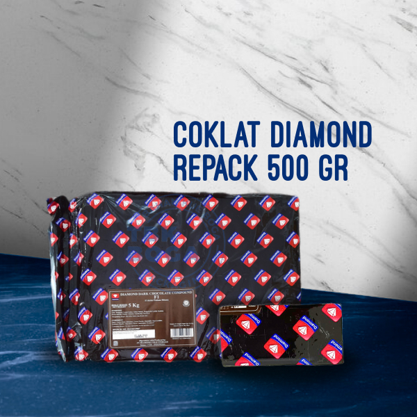 

( Repack ) Coklat Diamond Batang ( 440 gr ) Diamon DCC Compound Dark Cokelat