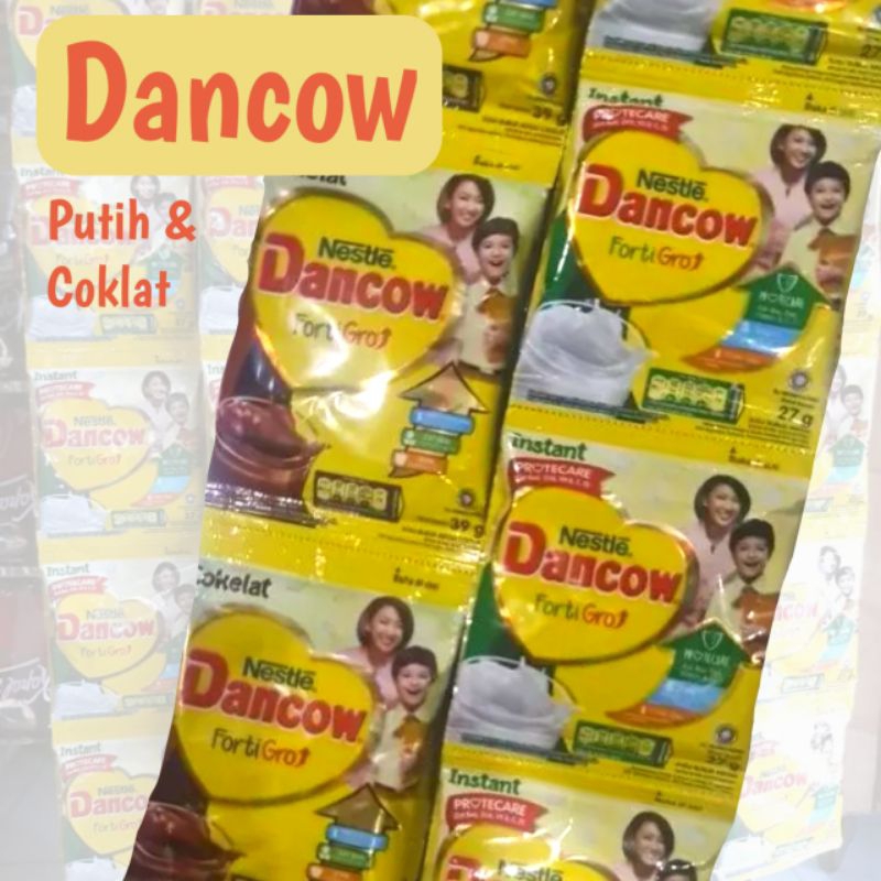 

Susu Dancow Putih dan Coklat Susu Sachet Susu Bubuk