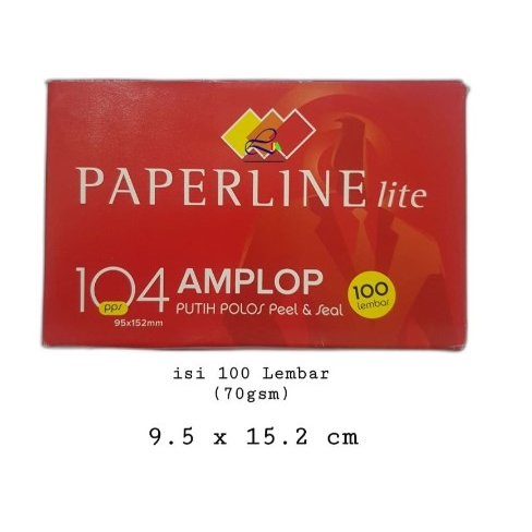 

Amplop Putih Polos PAPERLINE 104 / Amplop Uang