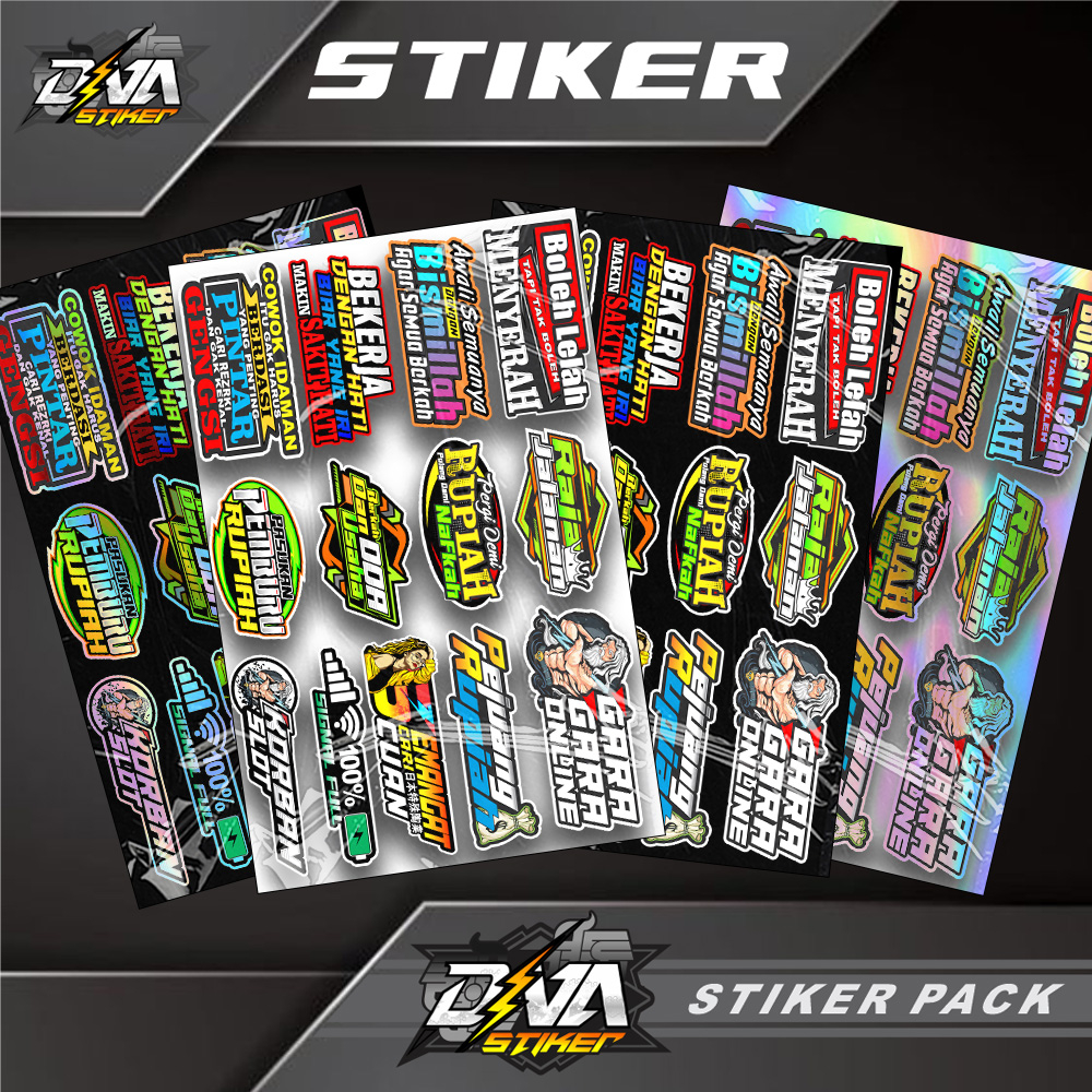 Stiker Pack Kata Kata Viral Stiker Keren Dan Kata Kata Lucu berkualitas