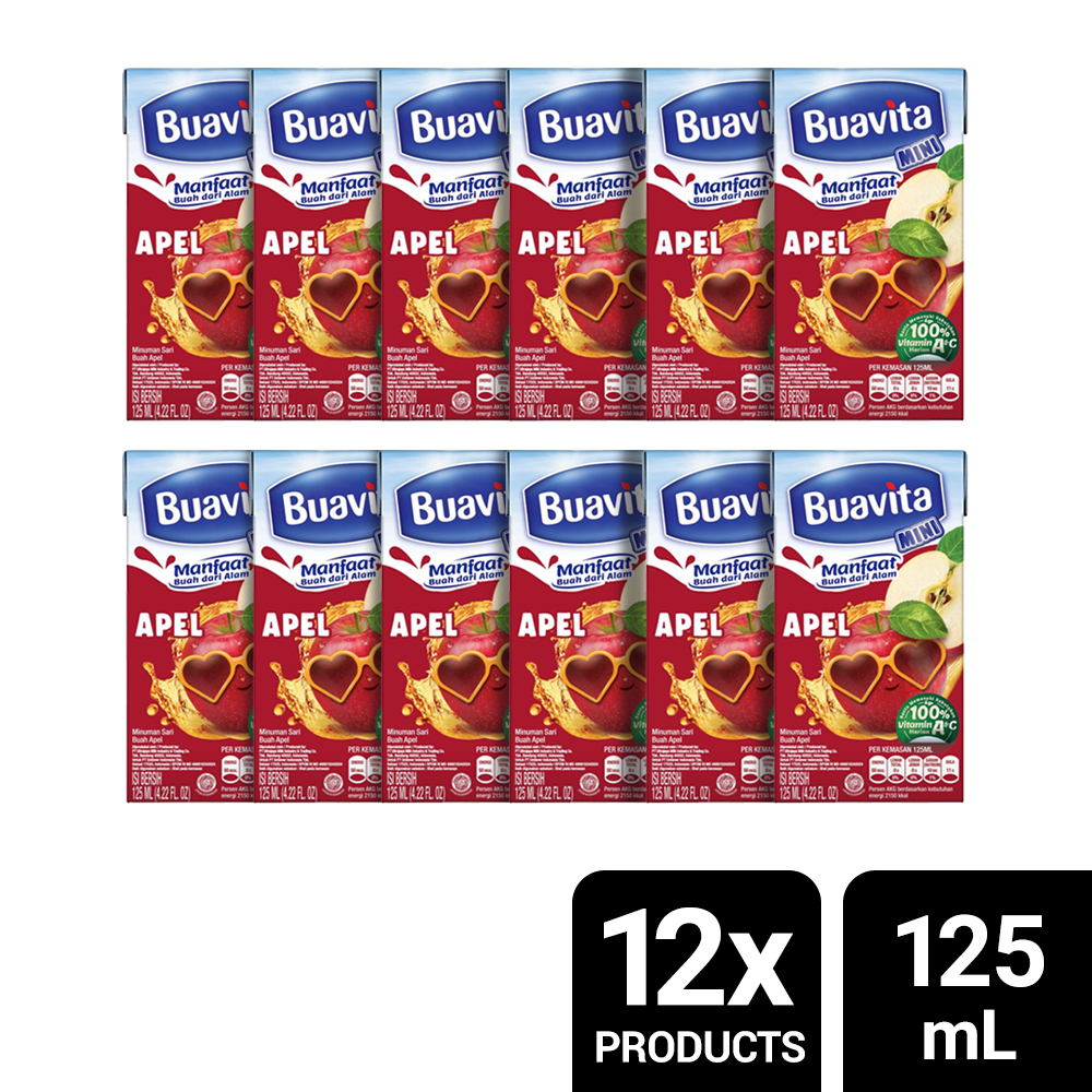 

Buavita Mini Juice Apel 125 ml x 12