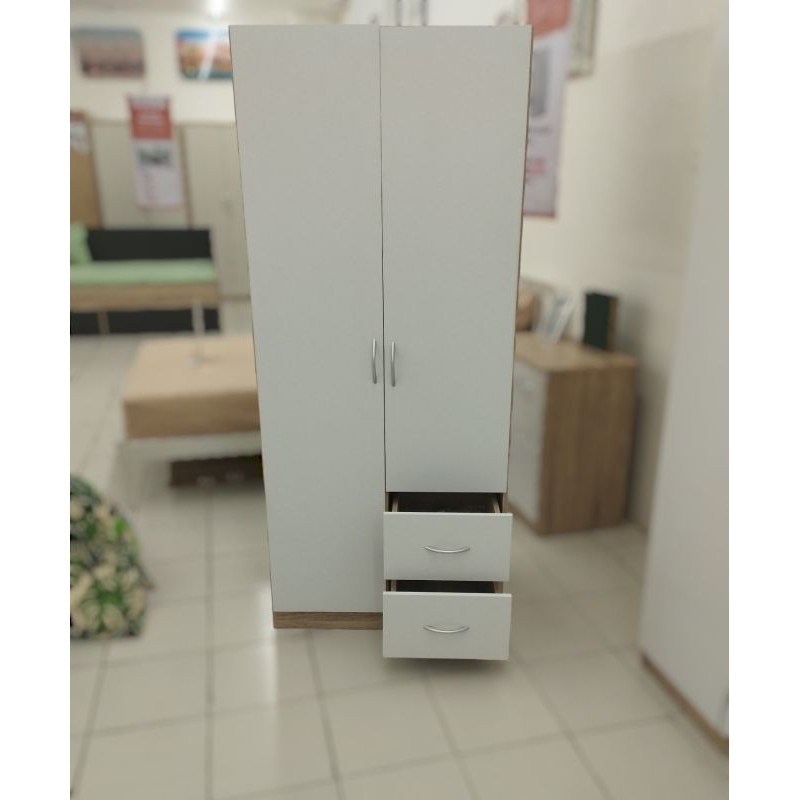 Selma Lemari Pakaian 2 Pintu - Putih Sonoma Furniture Informa fico lemari baju lemari pakaian lemari