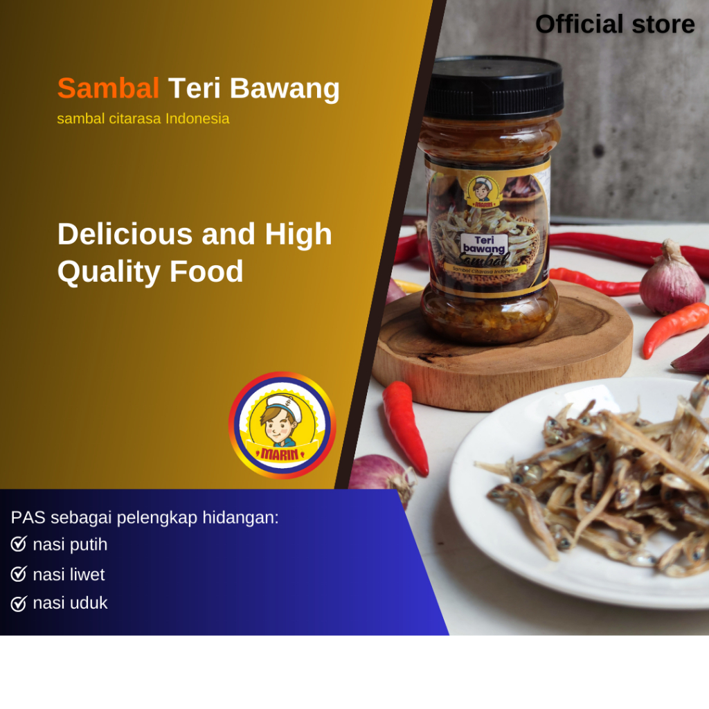 

SAMBAL TERI BAWANG-150G-PEDAS-HALAL-SURABAYA-COCOK UNTUK OLEH2-BU RUDY